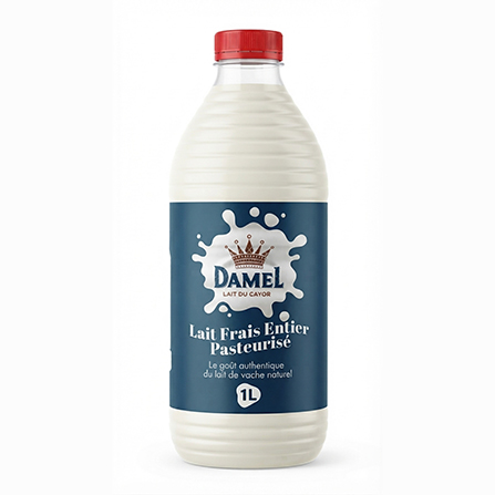 Lait entier pasteurisé (1Litre)